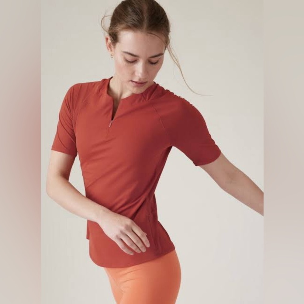 Athleta Sunchaser 3/4 Sleeve Tee